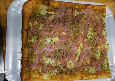 Focaccia al pistacchio