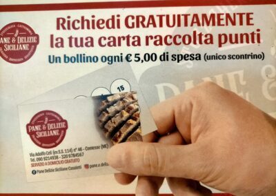 Pane e Delizie Siciliane carta raccolta punti