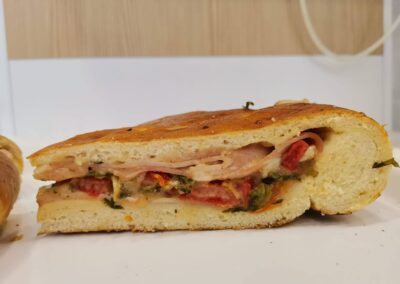 Schiacciata al prosciutto